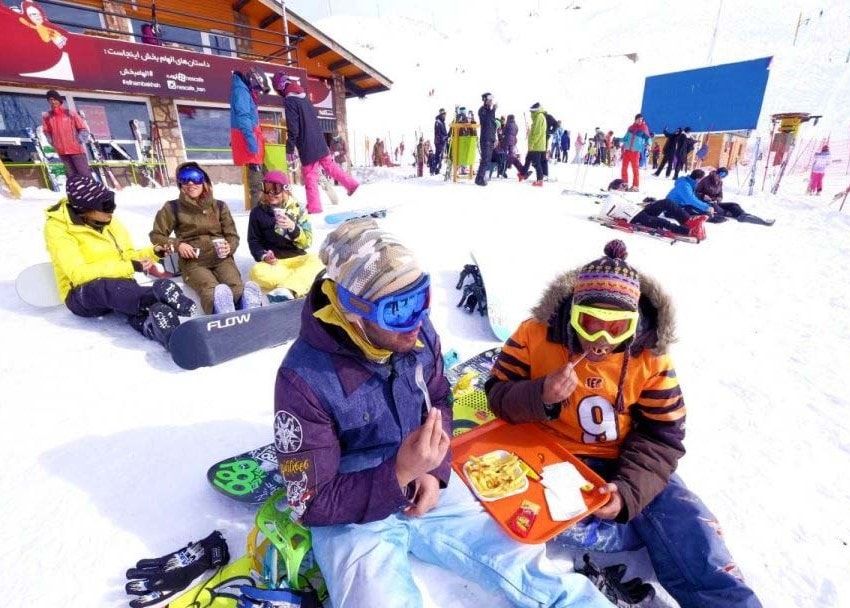 Dizin ski resort - travel to Iran in winter