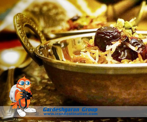 iranian food Iranian Food , Albaloo Polow , Iran Destination