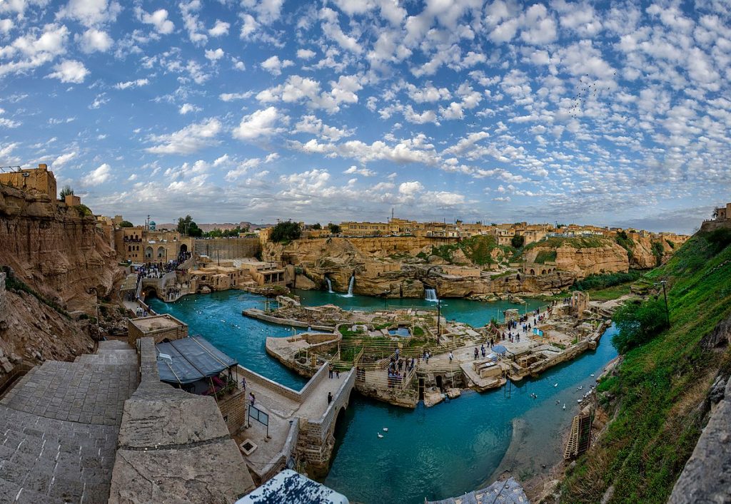 Iran Destination; Shushtar historical hydraulic system, located in Khuzestan Province, Iran