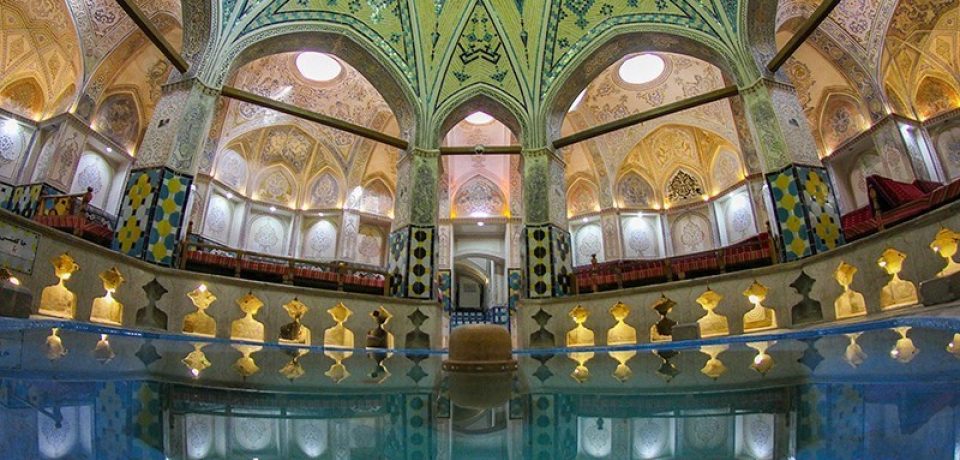 Sultan Amir Ahmad Traditional Bathhouse, Located in Kashan, Iran