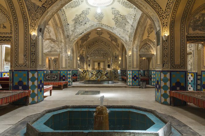 Sultan Amir Ahmad Traditional Bathhouse, Located in Kashan, Iran