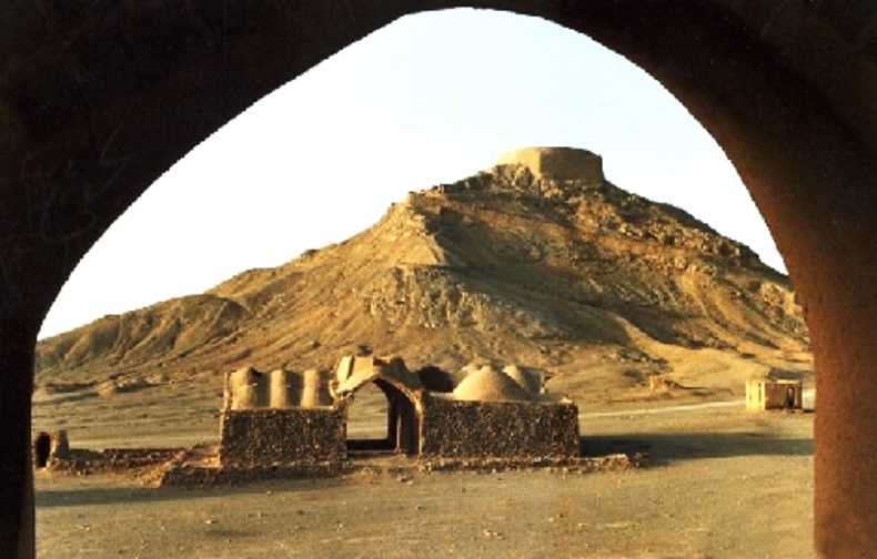 Tower of Silence in Yazd,