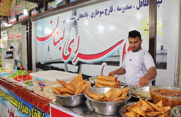 The most famous street food in Iran