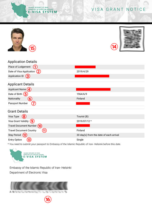 How can i get visa for iran?