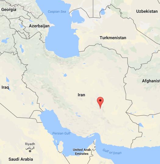 Iran kerman google map