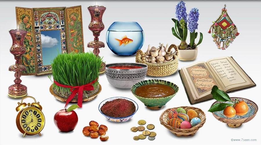 Haft Sin table in Persian Nowruz | Iran Destination: Persian Travel Agency