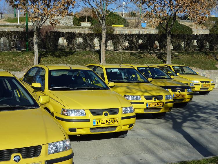 Taxis in Iran