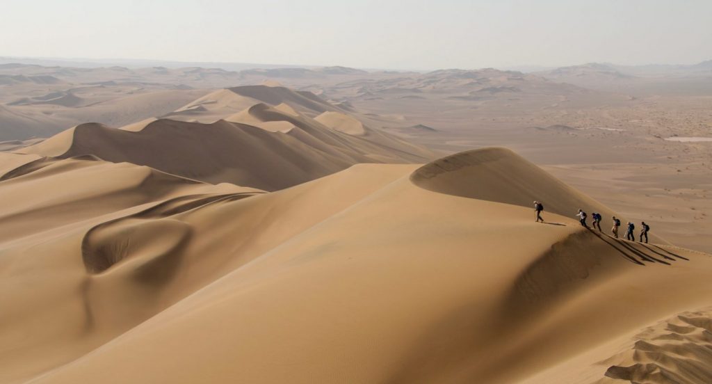 Trekking through Lut Desert, the hottest spot in the world