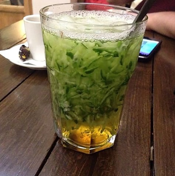 sekanjabin with cucumber- Iranian drinks