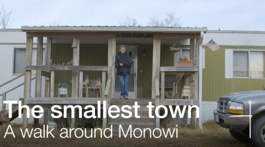 The tiny town with a population of one