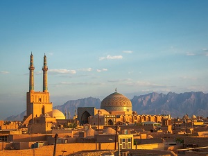 Yazd Jame Mosque - Old city of Iran - Asia Tour