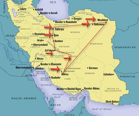 ziarat locations in Iran